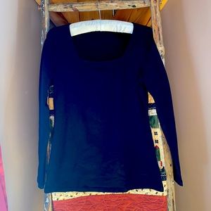 Square neck T. Large but fits like medium